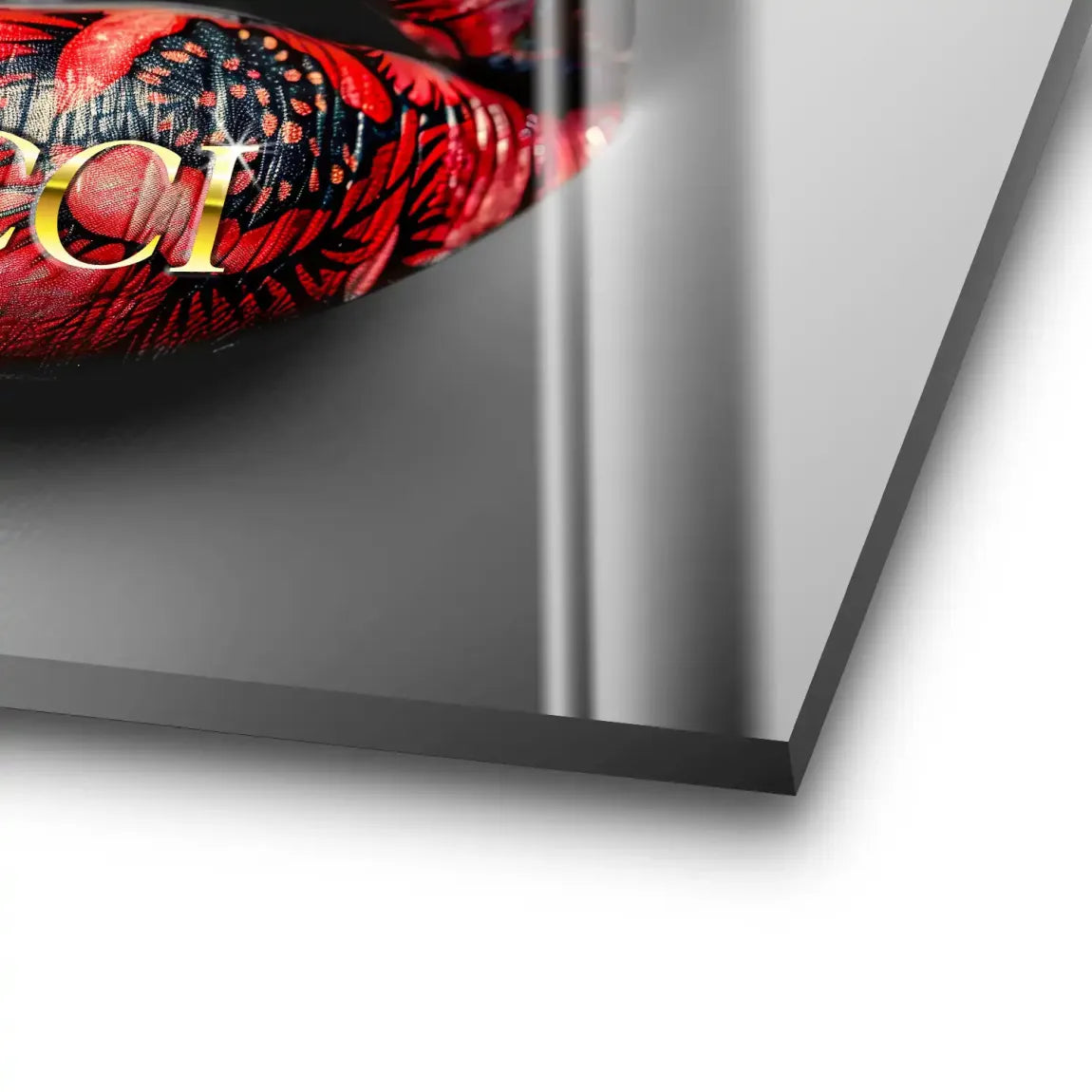 Gucci Lips Nr.2 Acrylglas Bild INGALERIE