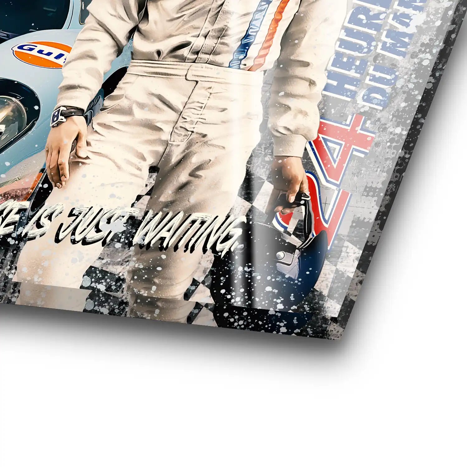Steve Gulf Racing Acrylglas Bild INGALERIE