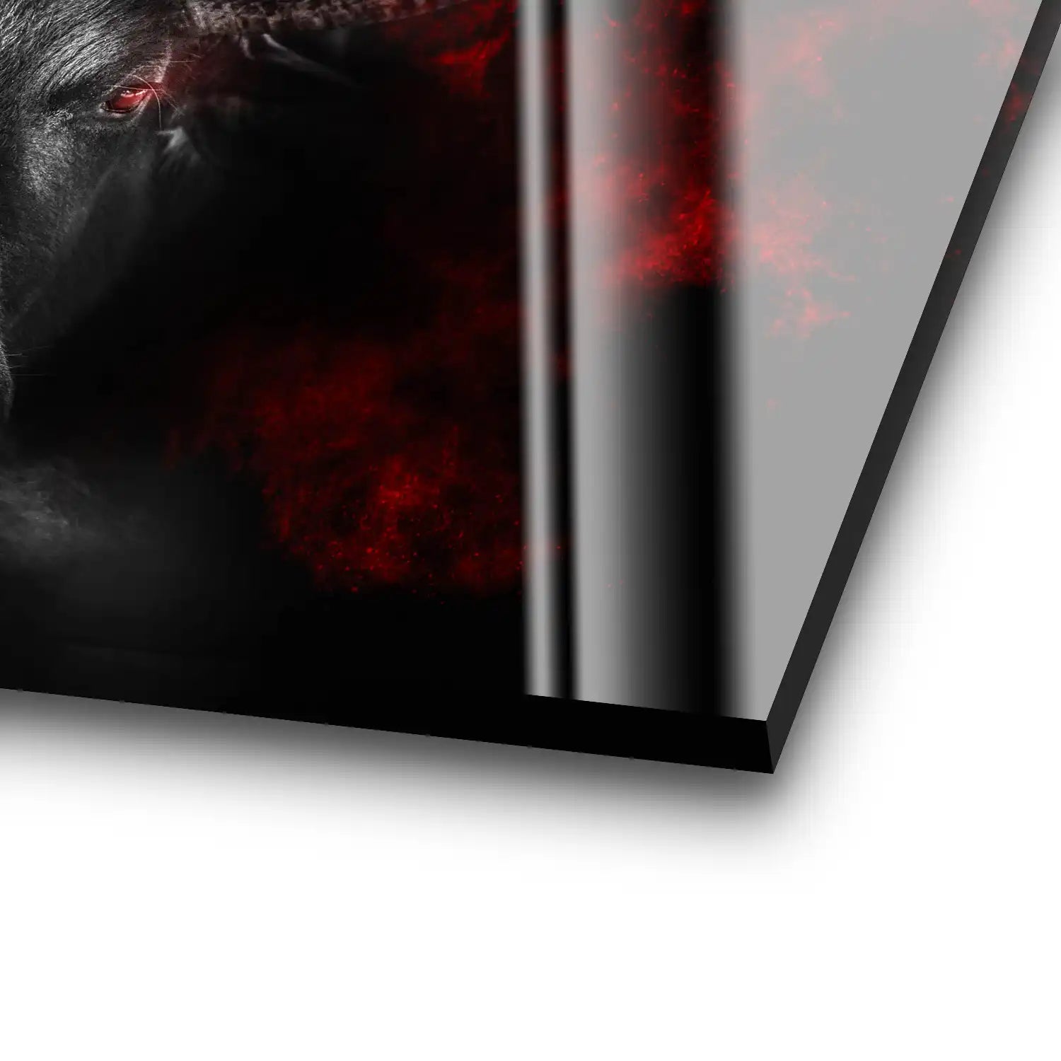 Stier Devil Style Acrylglas Bild INGALERIE