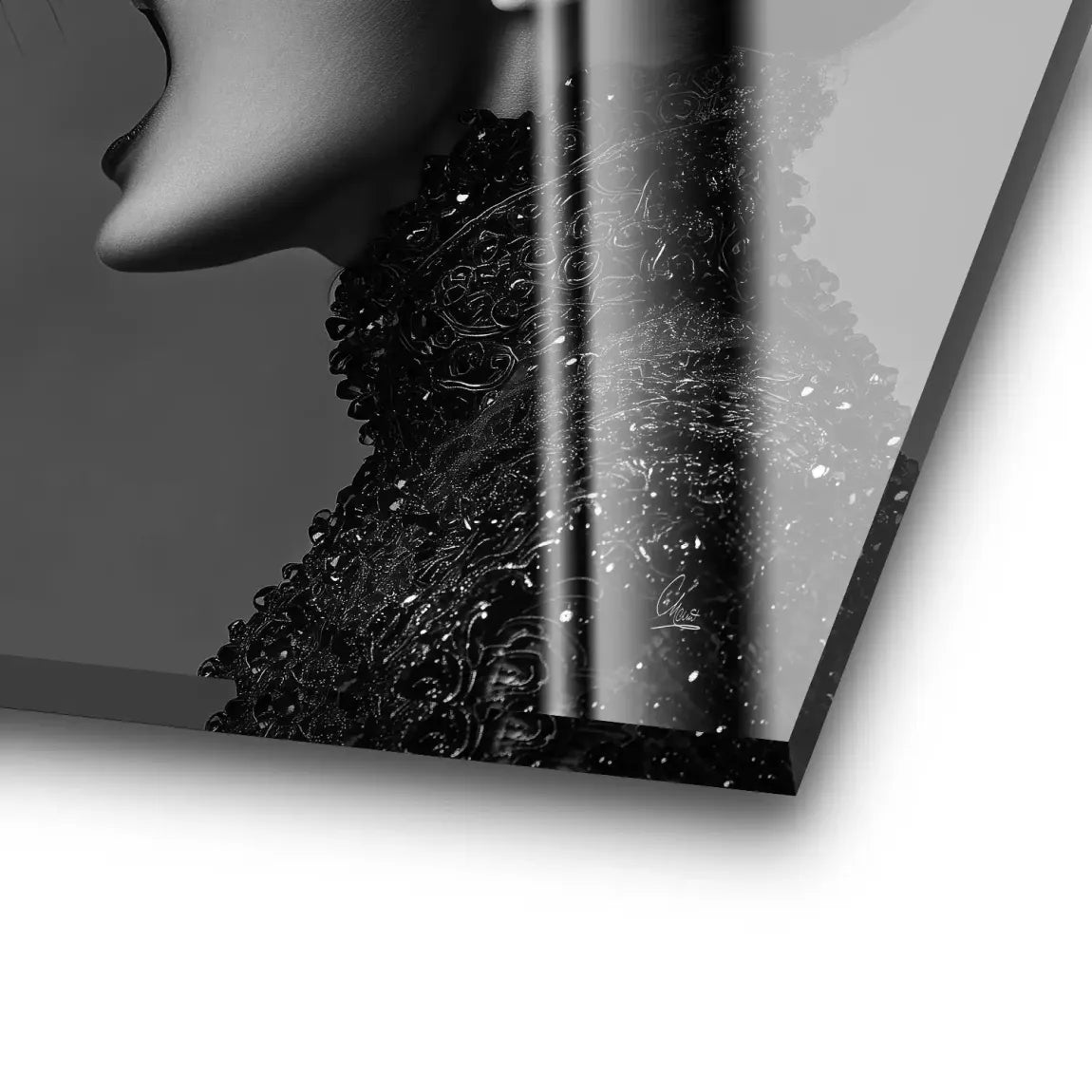 Wild Leopard Connection Acrylglas Bild