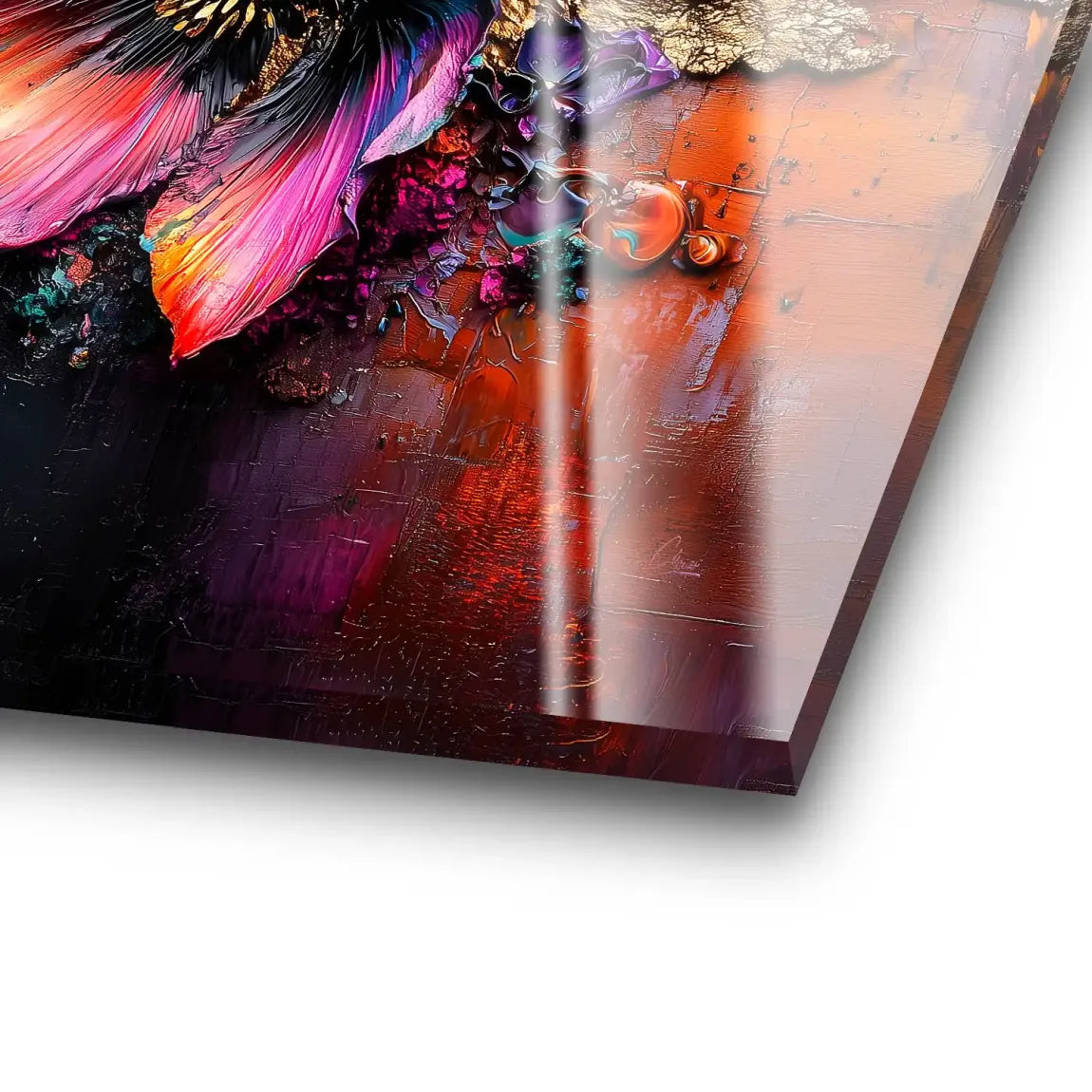 Feuerblüte der Elemente Acrylglas Bild INGALERIE