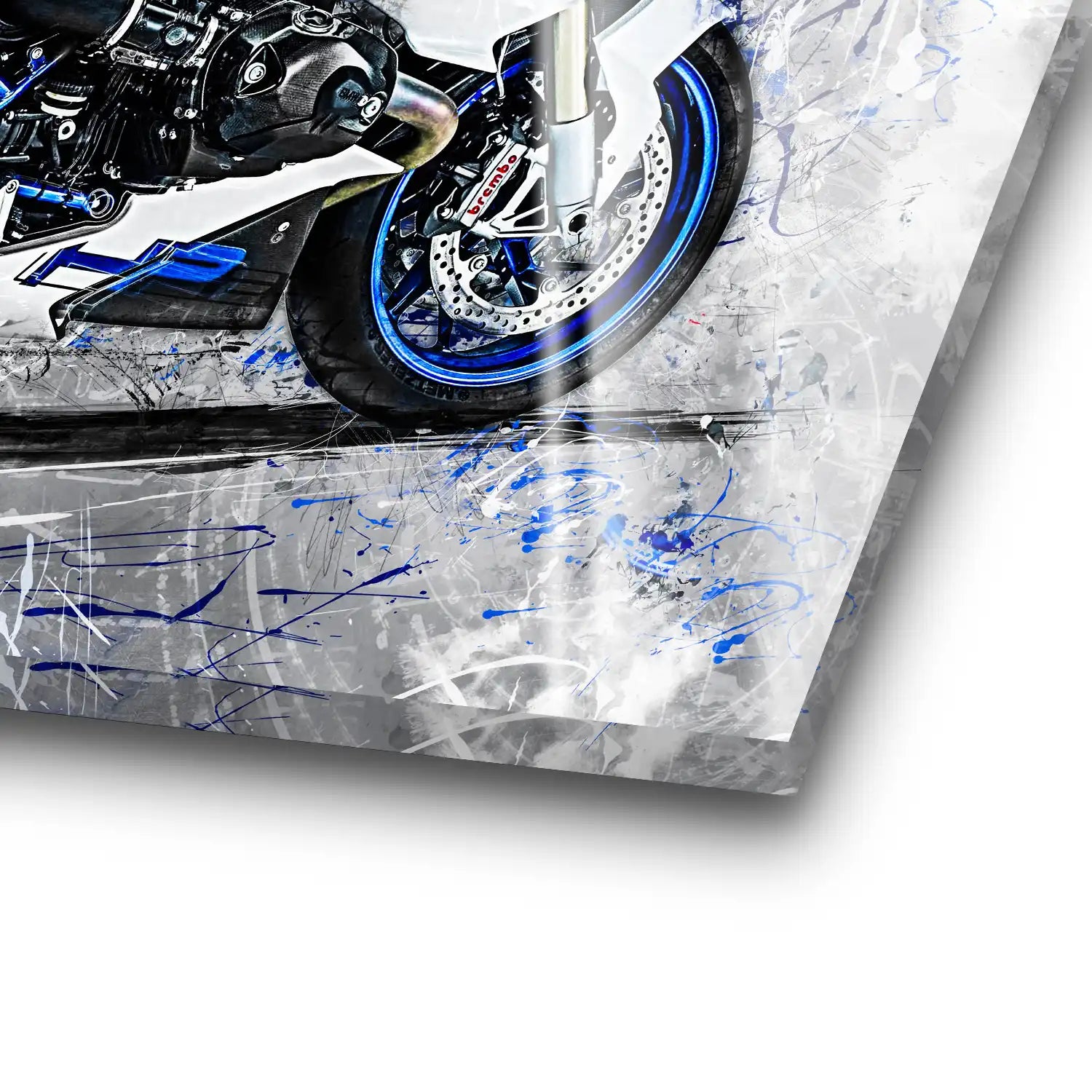 BMW HP2 Abstrakt Art Acrylglas Bild INGALERIE