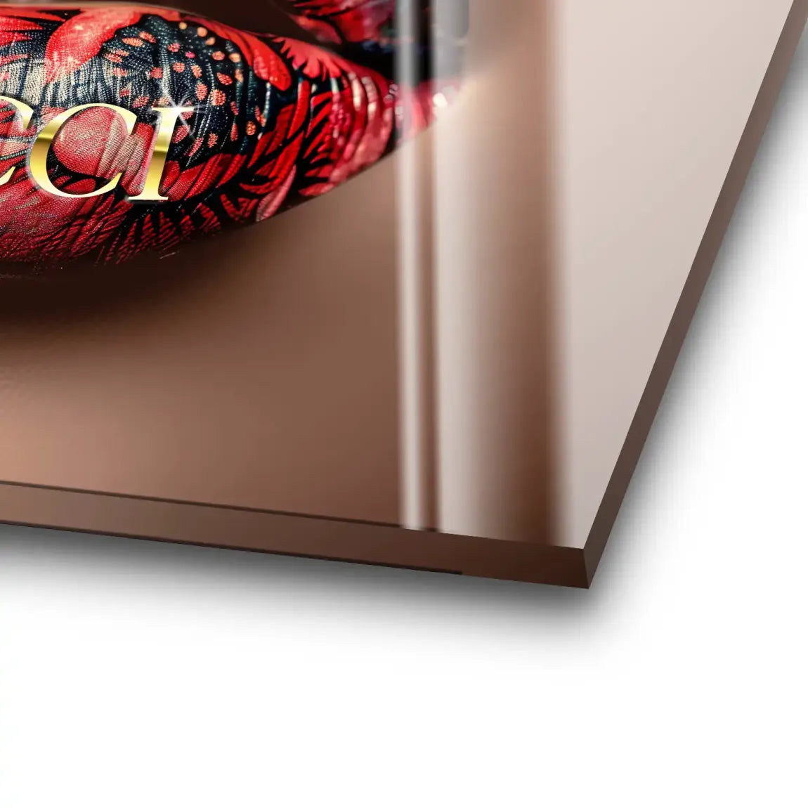 Gucci Lips Acrylglas Bild INGALERIE