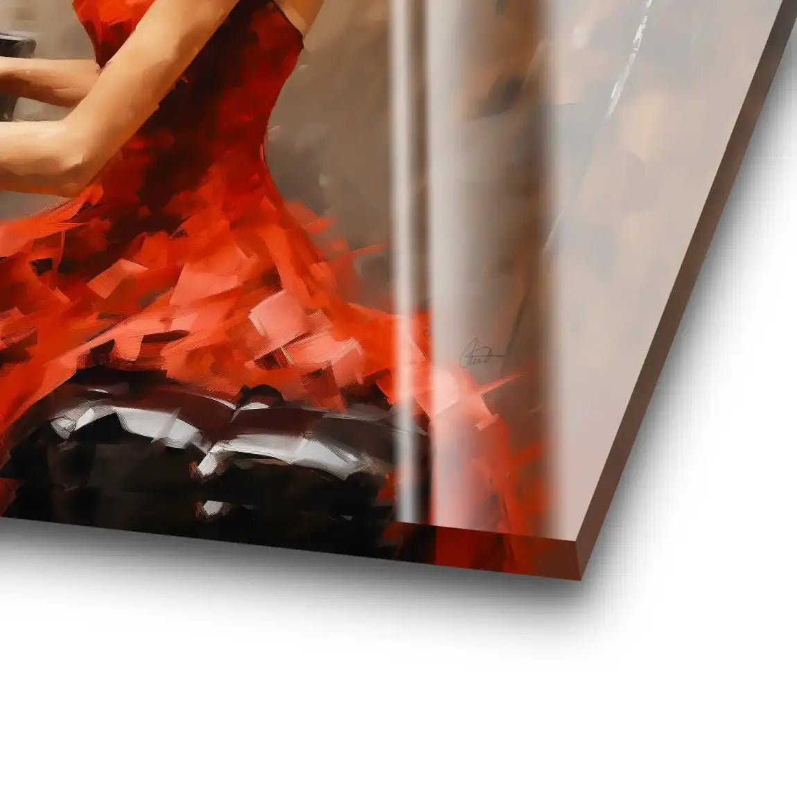 Beautyful Piano Player Acrylglas Bild INGALERIE