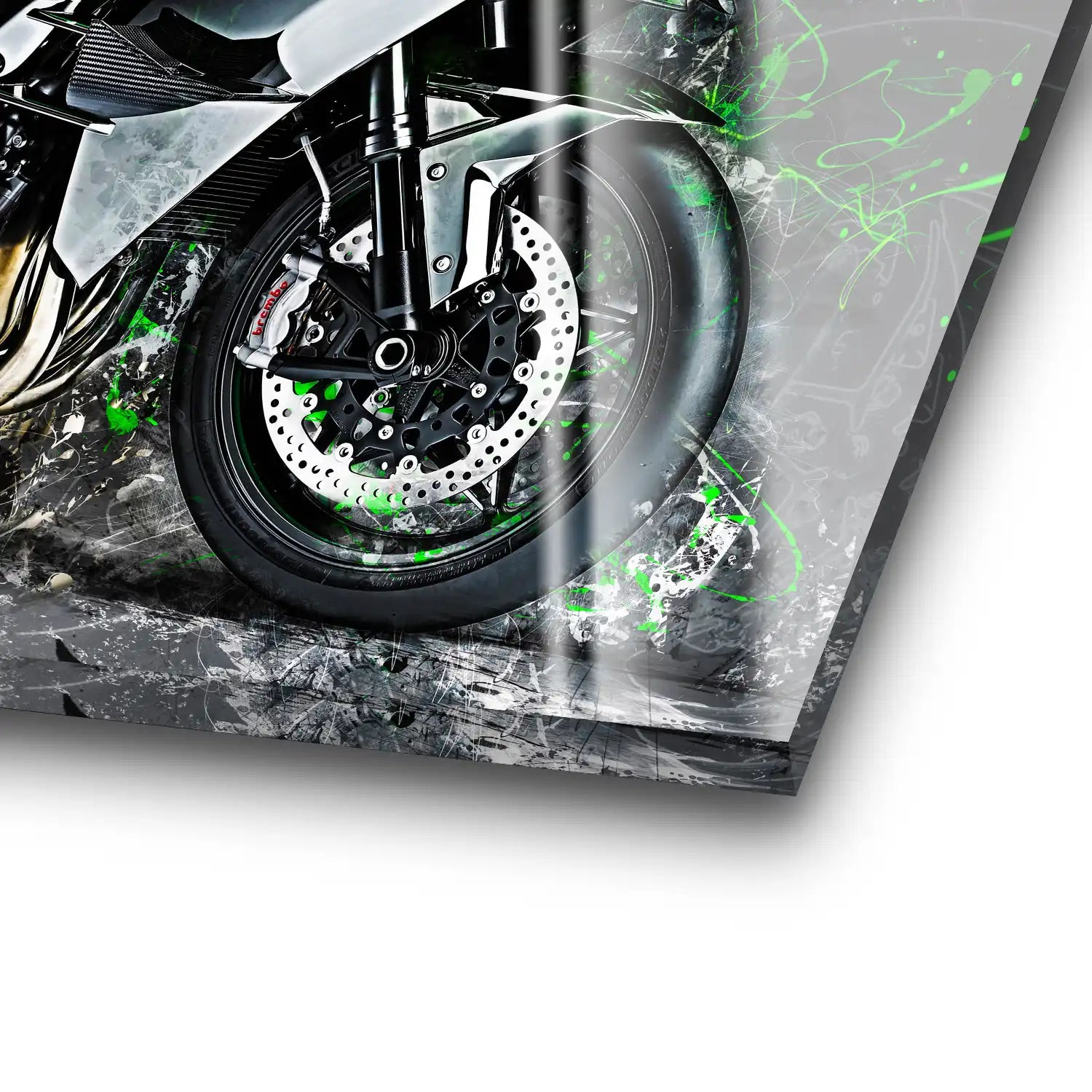 Kawasaki H2 Abstrakt Acrylglas Bild INGALERIE