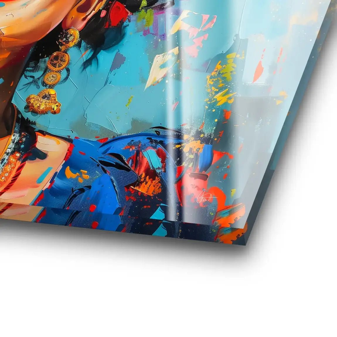 Lachende Frida Kahlo Nr.2 Acrylglas Bild INGALERIE