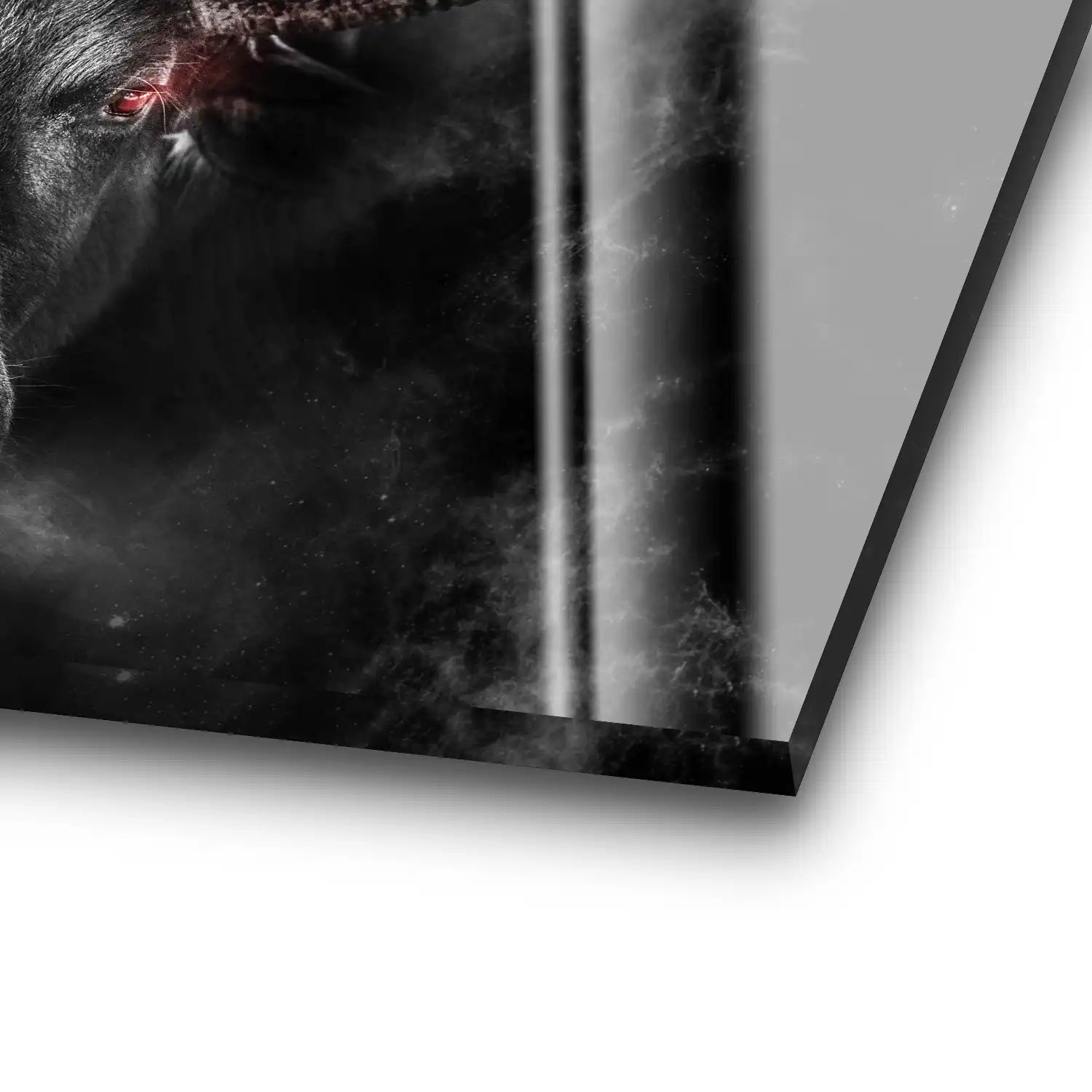 Stier Black Style Acrylglas Bild INGALERIE