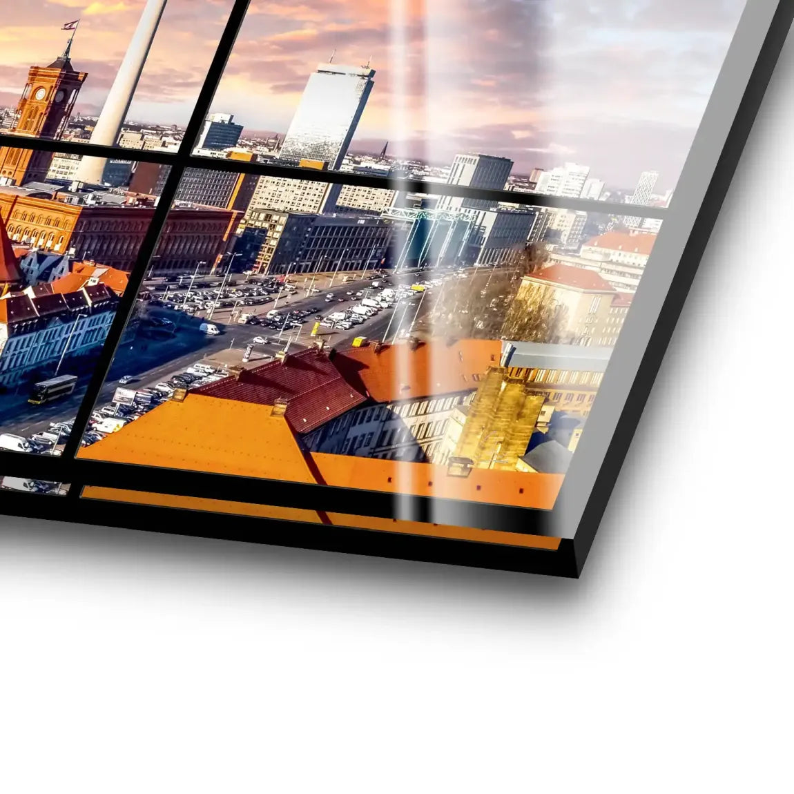 Berlin Skyline Acrylglas Bild