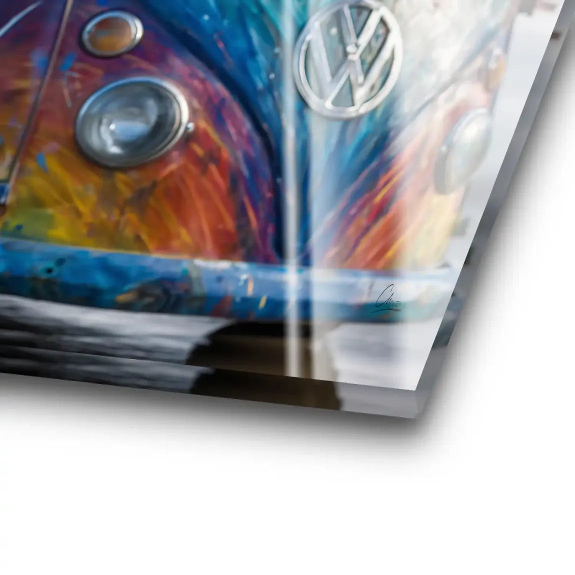 VW Bulli Beauty Acrylglas Bild