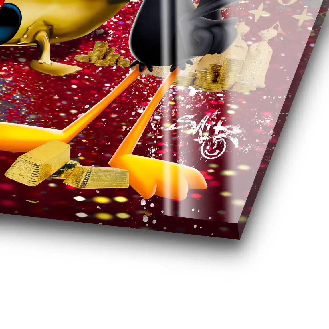 Luxury Duck Party Acrylglas Bild