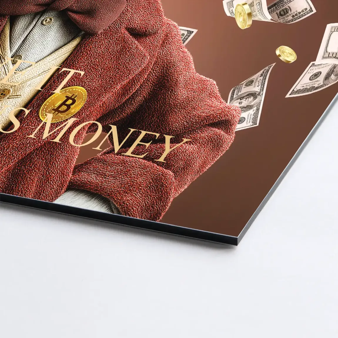 Money Empire Dagobert Duck AluDibond Bild