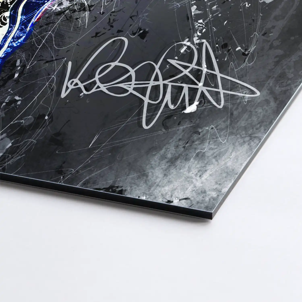 Rossi Abstrakt Style AluDibond Bild INGALERIE