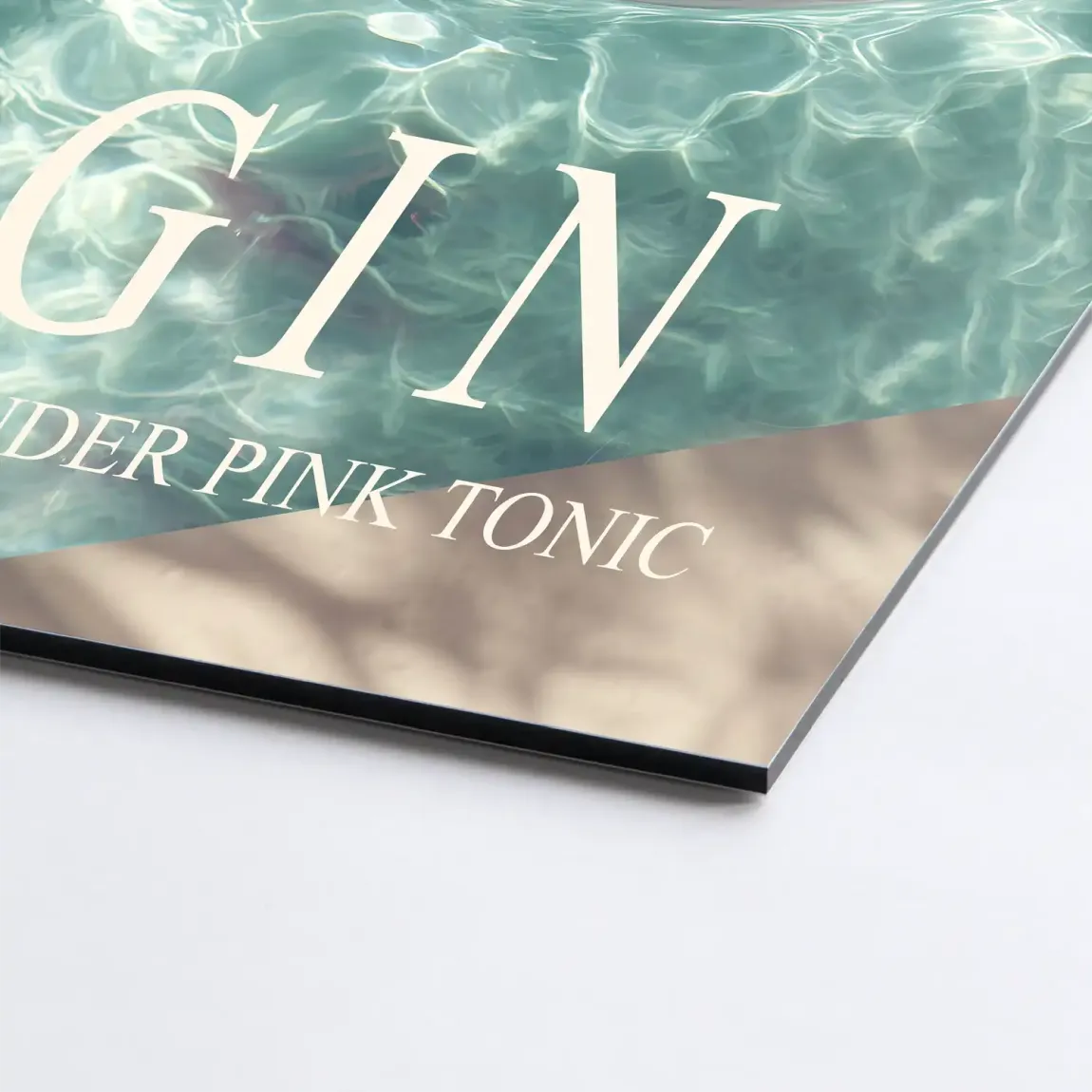 Gin Lavender Dream Alu Dibond Bild