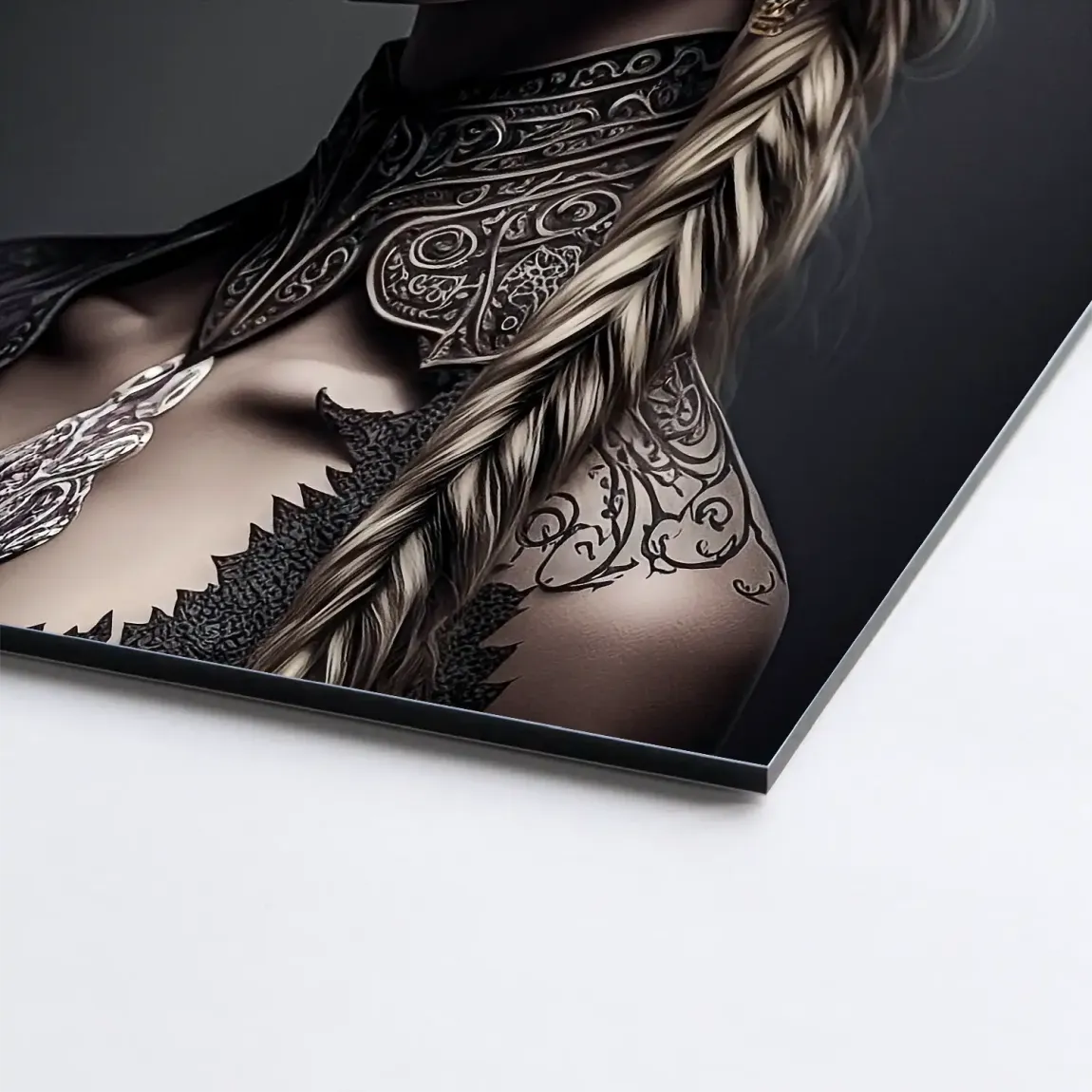 Velvet Noir La Catrina Alu Dibond Bild INGALERIE