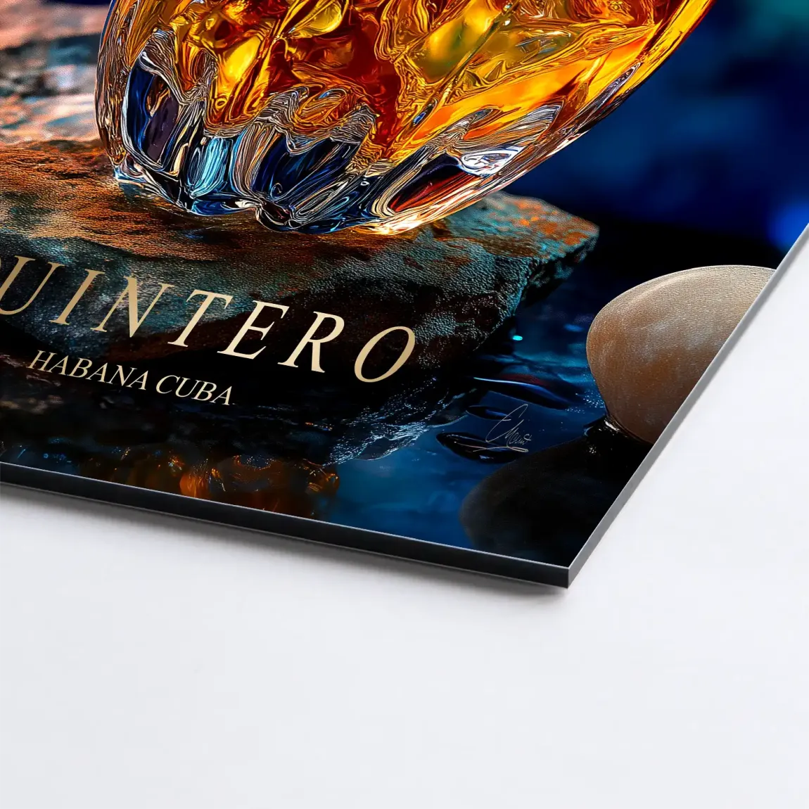Amber Essence Alu Dibond Bild