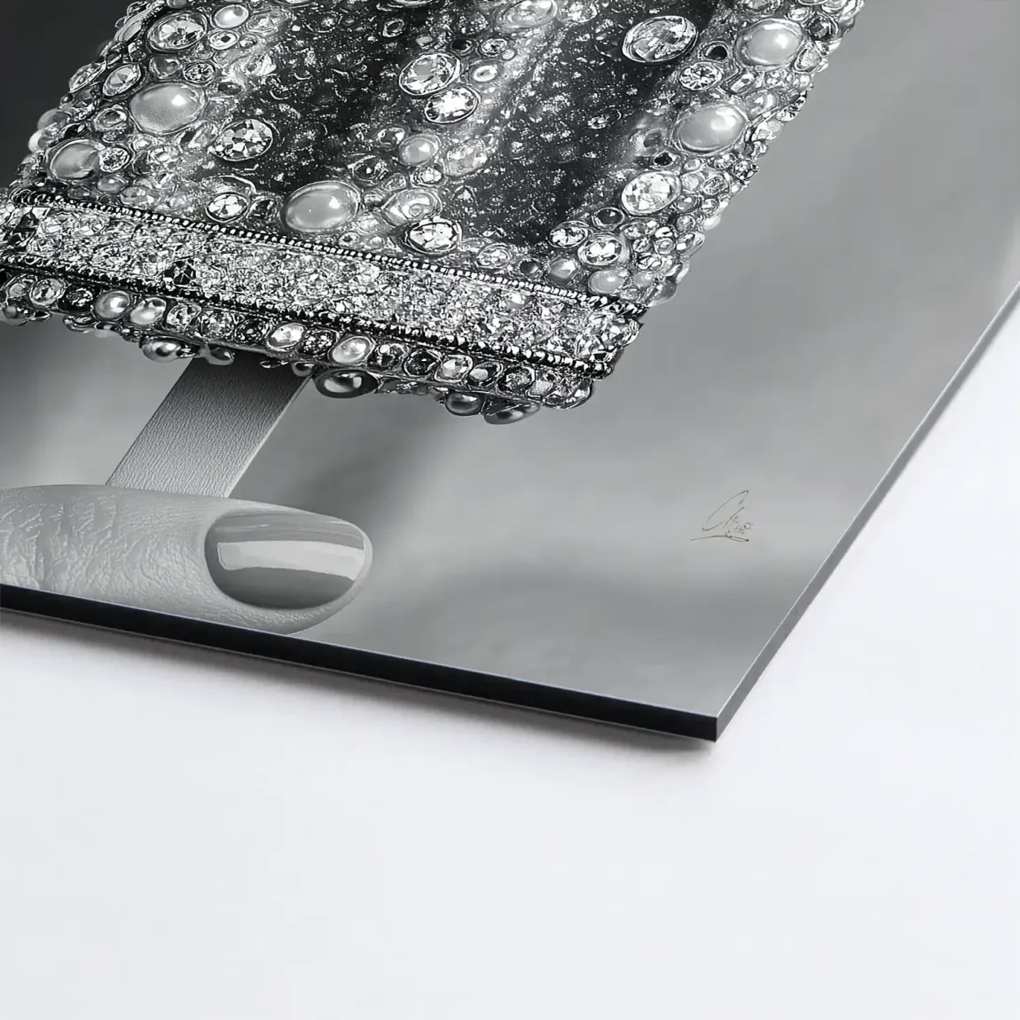 Velvet Desire Alu Dibond Bild