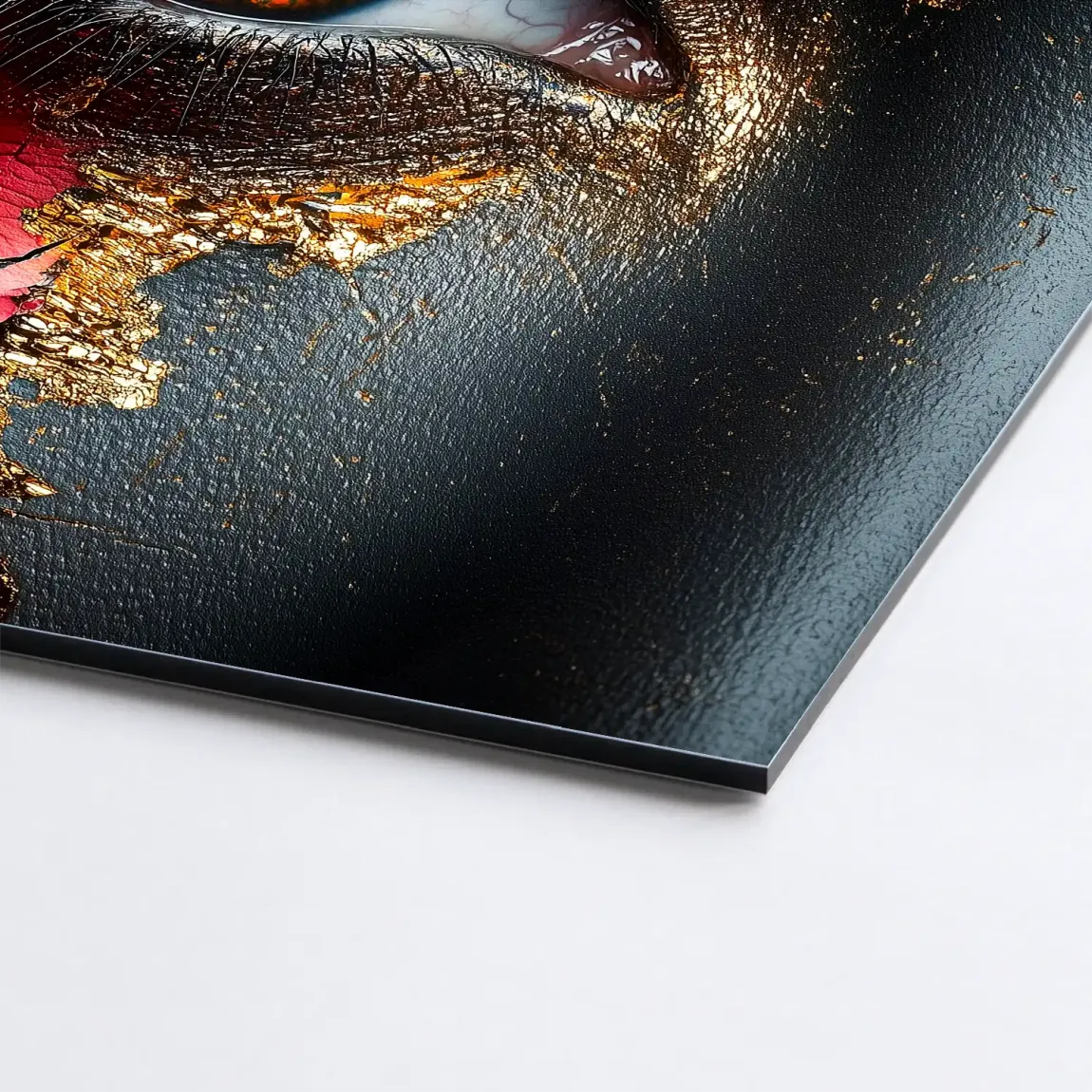 Flammenblick der Stille AluDibond Bild INGALERIE