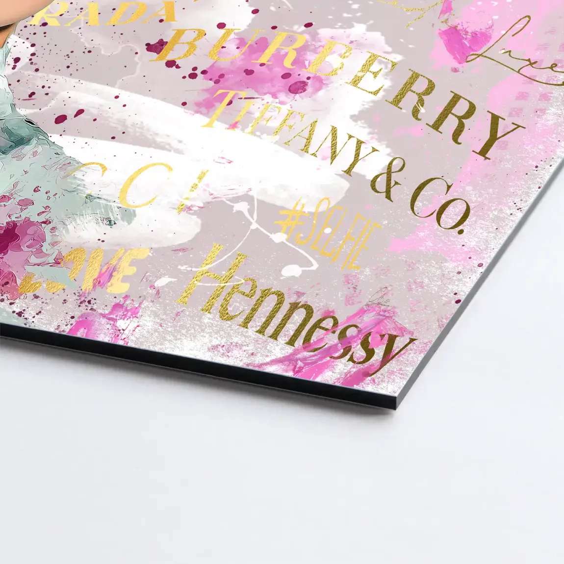 Audrey Hepburn Couture Elegance AluDibond Bild