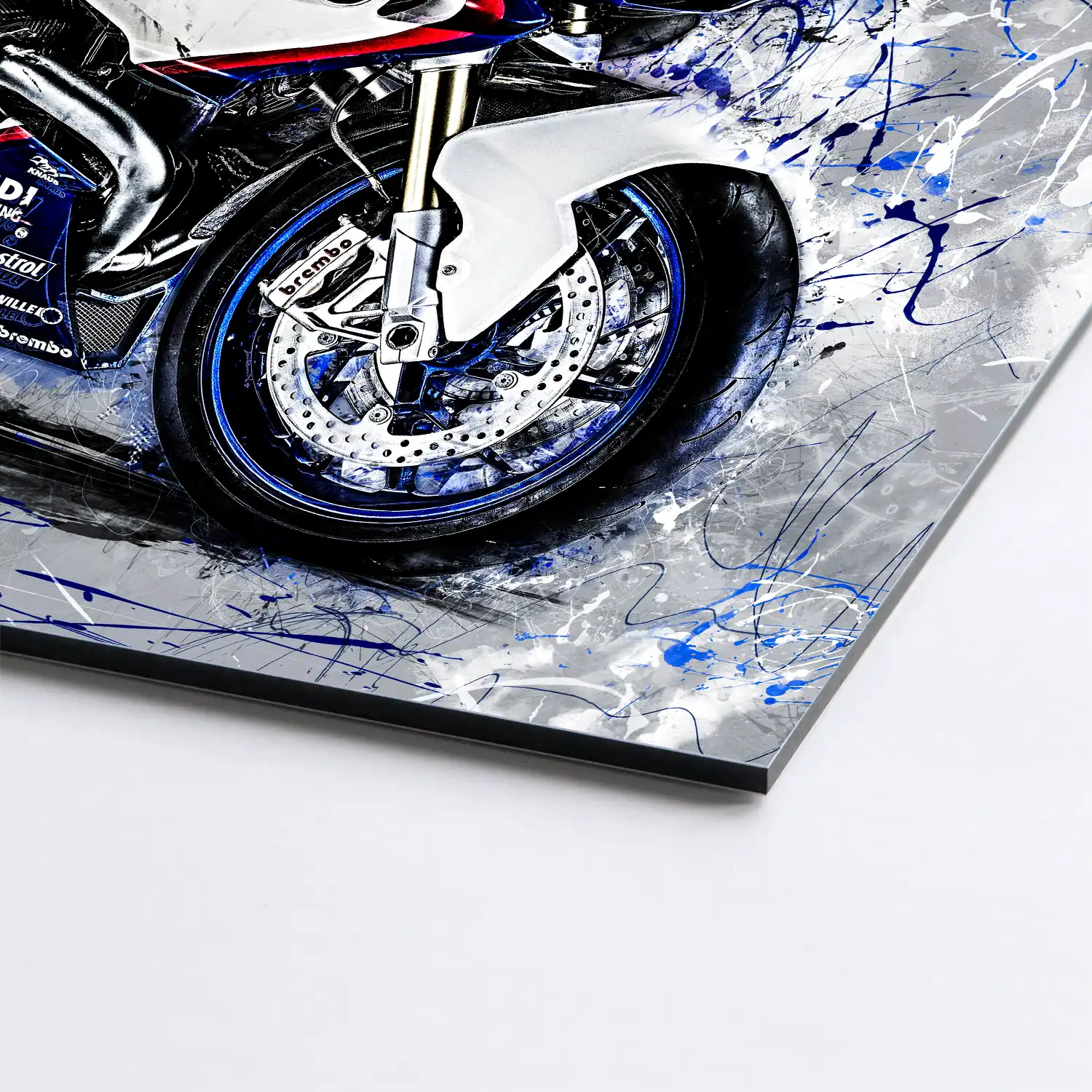 BMW HP2 Sport Abstrakt AluDibond Bild INGALERIE