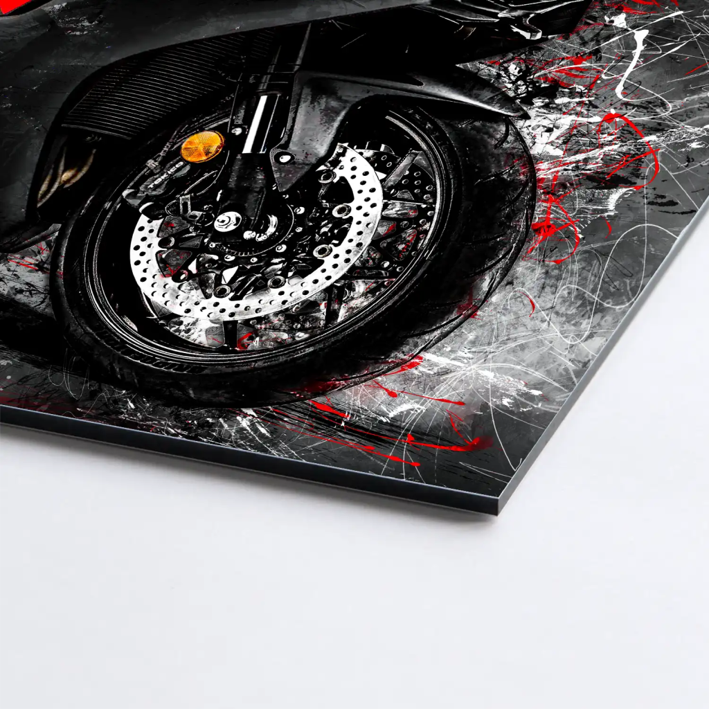 Honda CBR 1000 RR Fireblade AluDibond Bild INGALERIE