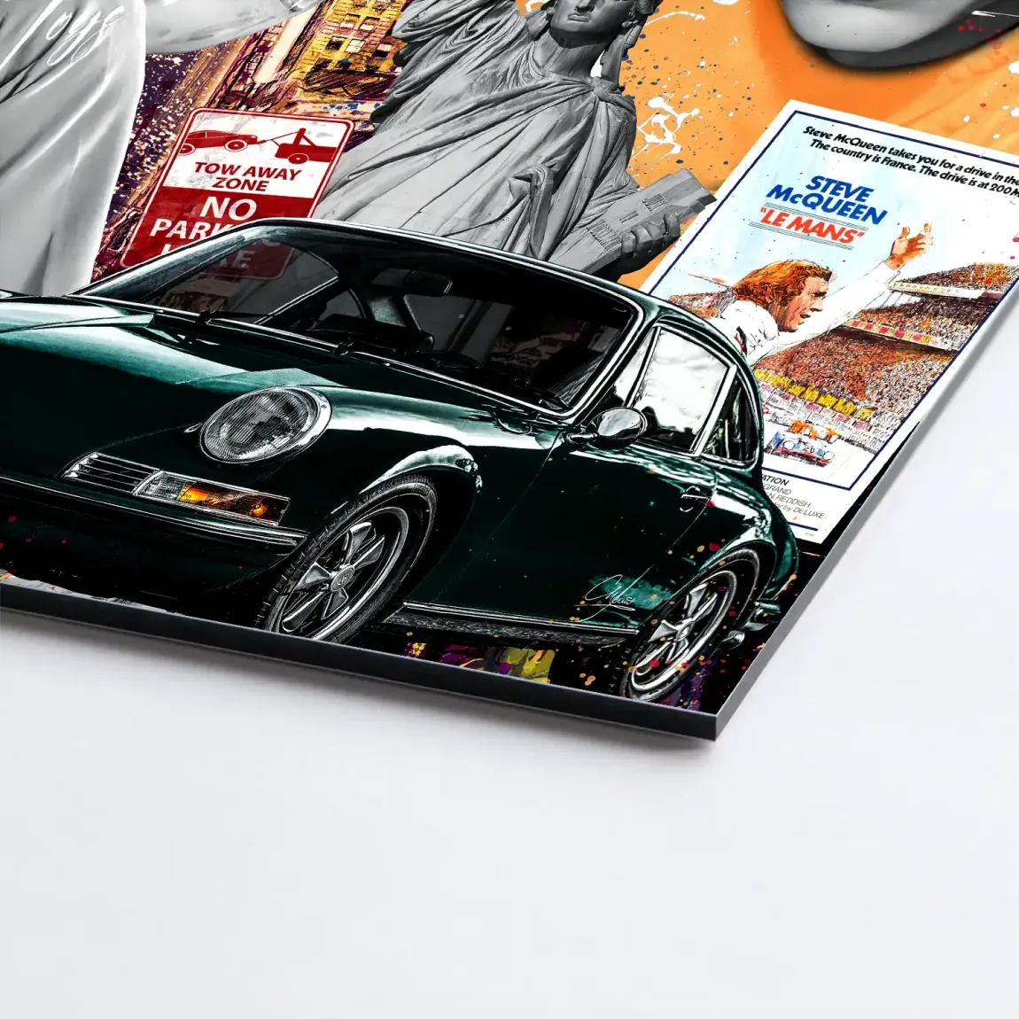 American Legend Steve McQueen AluDibond Bild