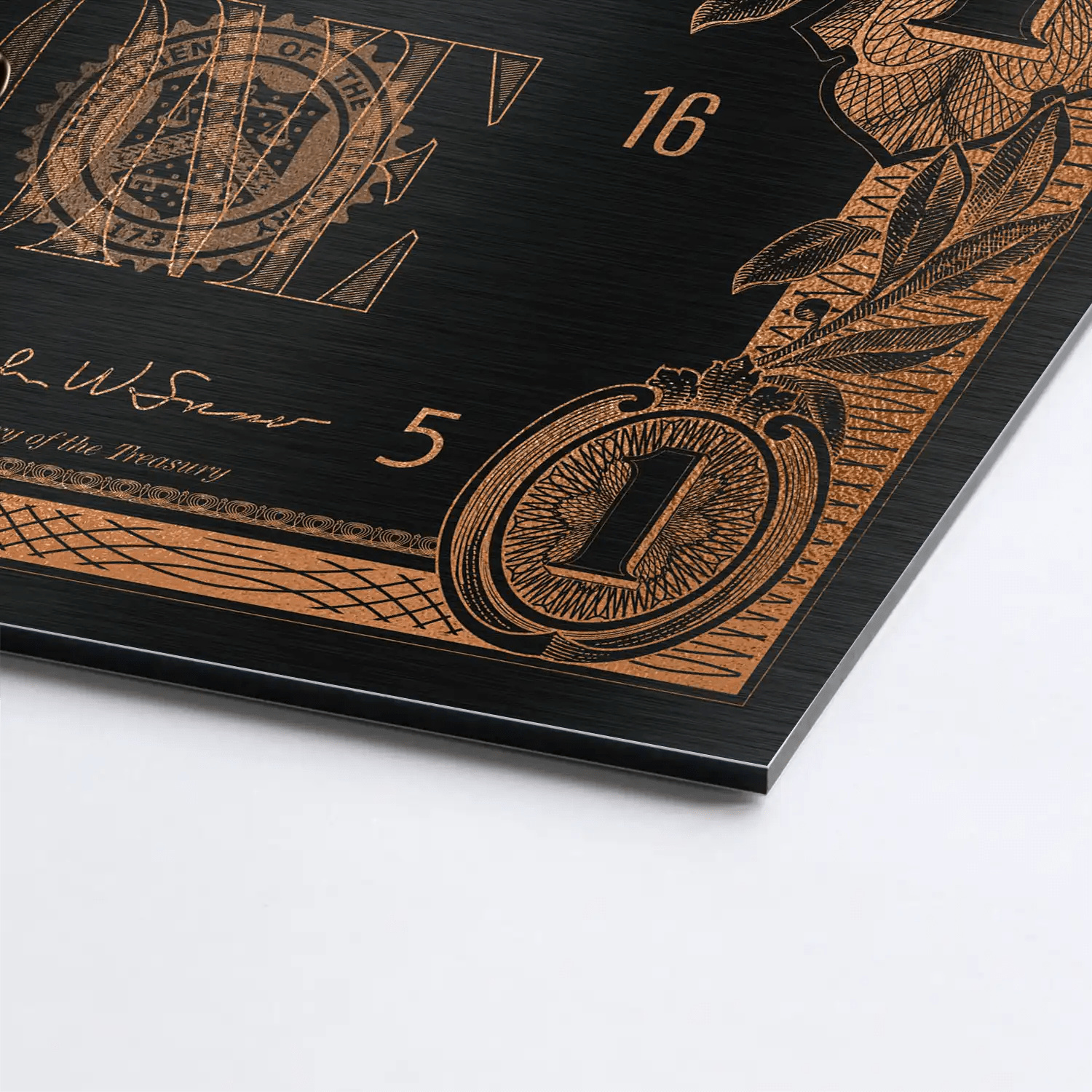One Dollar Bull Style AluDibond Bild INGALERIE