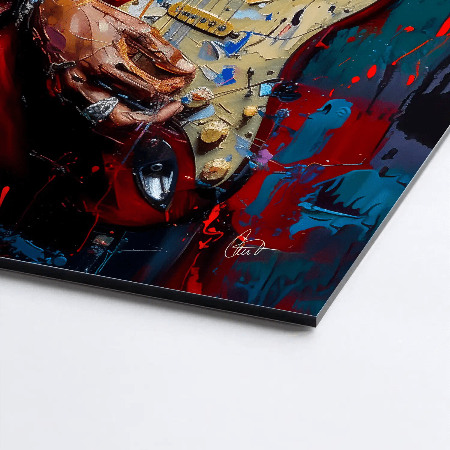 Jimi Abstrakt Color Aludibond Bild INGALERiE
