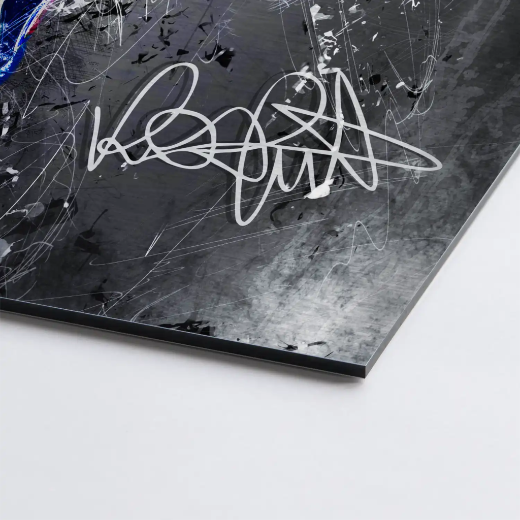 Rossi Abstrakt Style Alu Gebürstet - INGALERIE