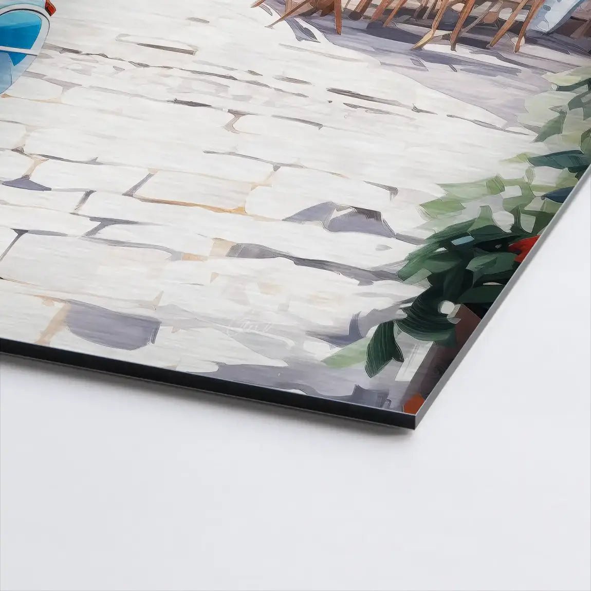 Italy Flair Alu Gebürstet Bild INGALERIE