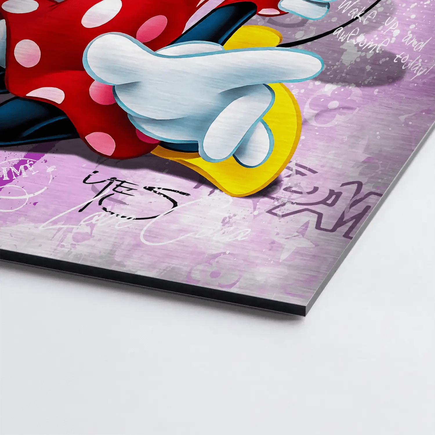 Daisy & Minnie Smile Nr.2 Alu Gebürstet INGALERIE