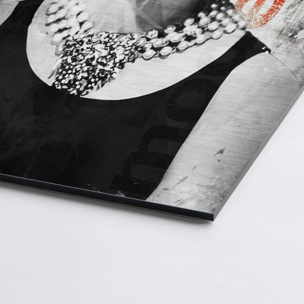 Audrey Glamour Style AluDibond Gebürstet INGALERIE