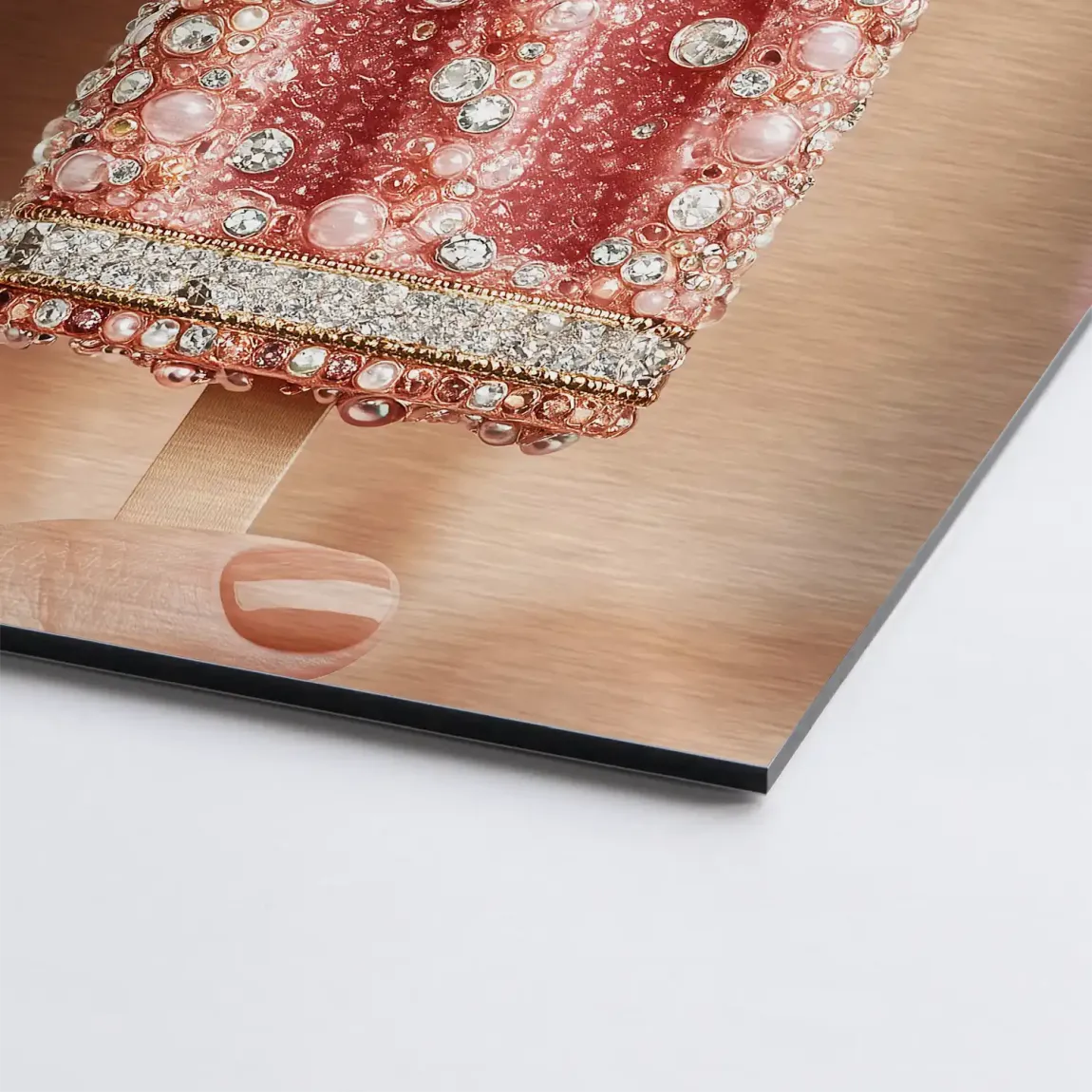 Diamonds and Desire Alu Dibond Bild gebürstet