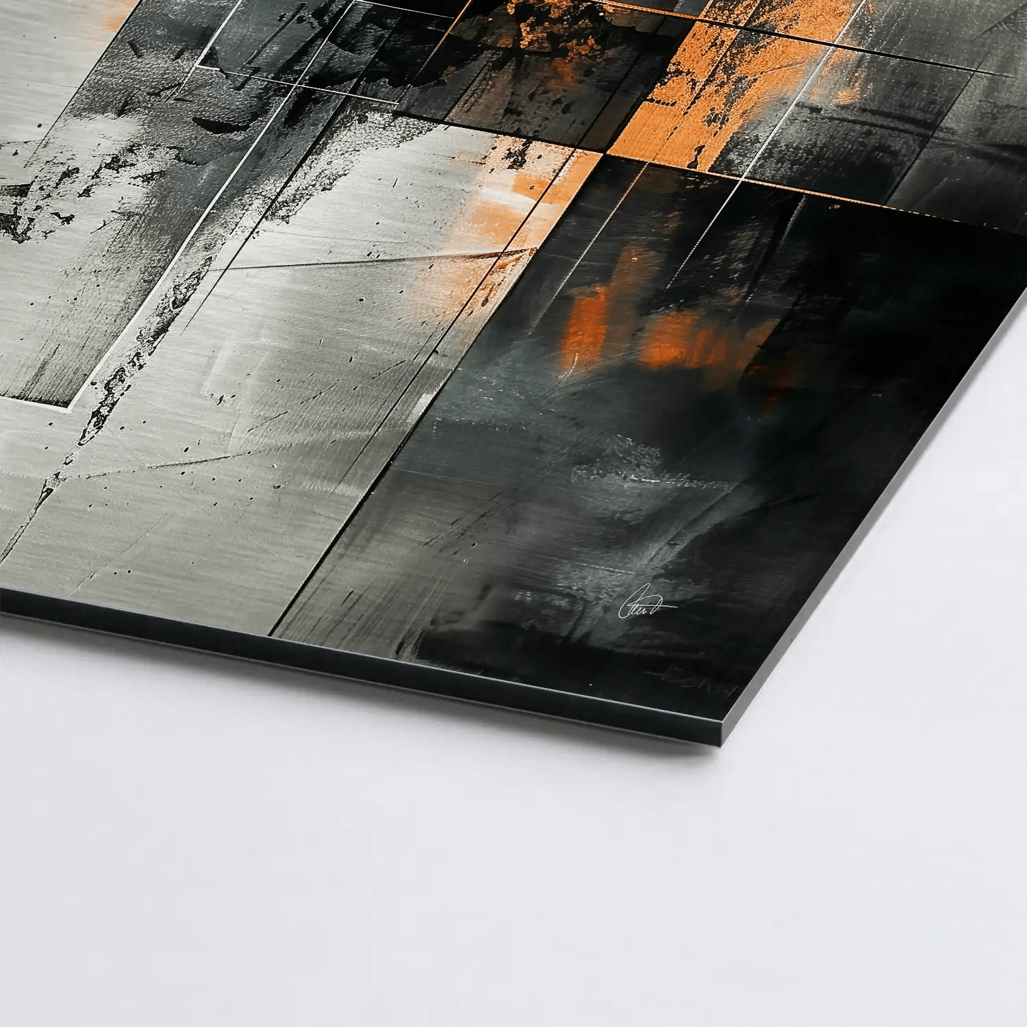 Abstrakt Nr.25 AluDibond Gebürstet - AluDibond Bild Gebürstet