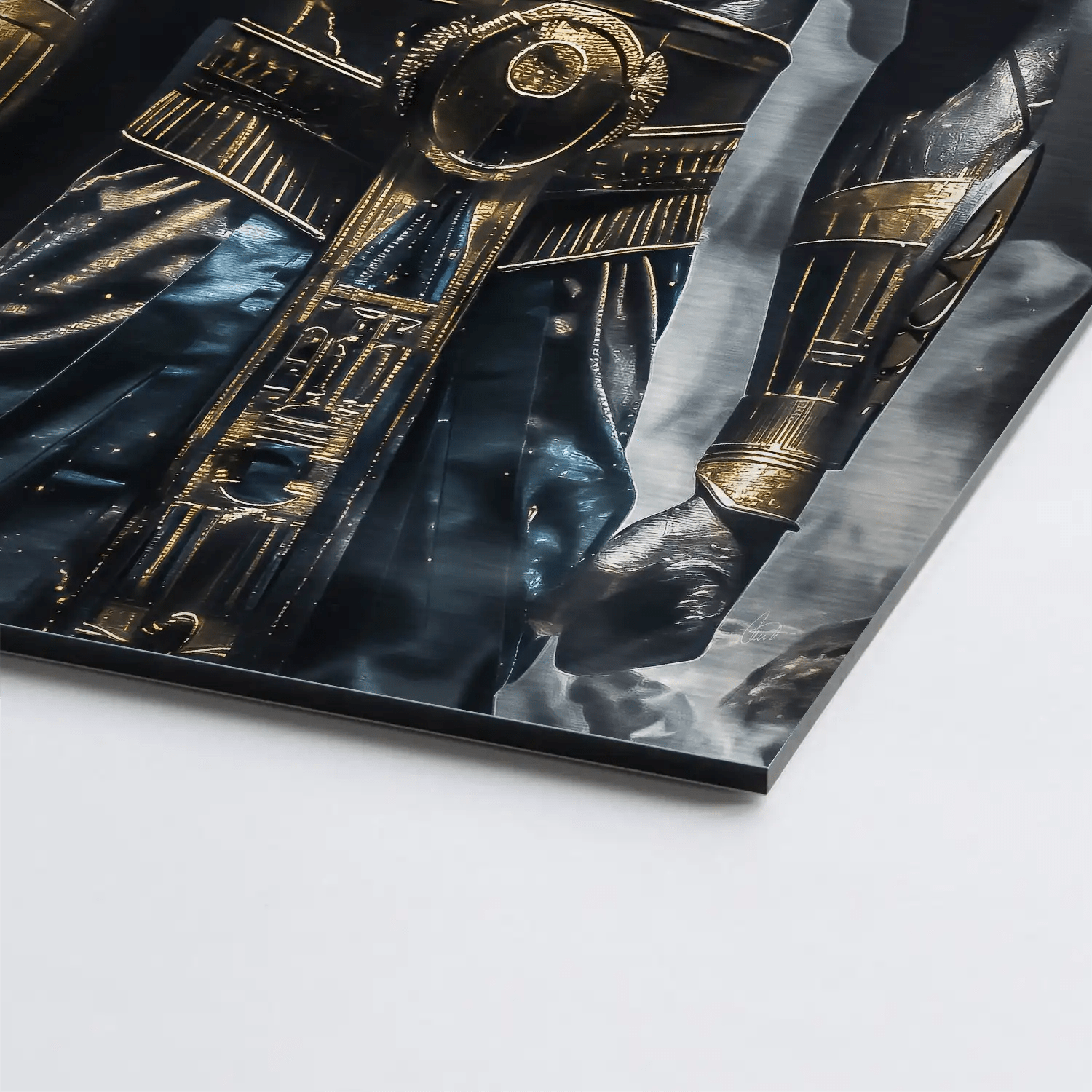 Anubis Dark AluDibond Gebürstet - AluDibond Bild Gebürstet