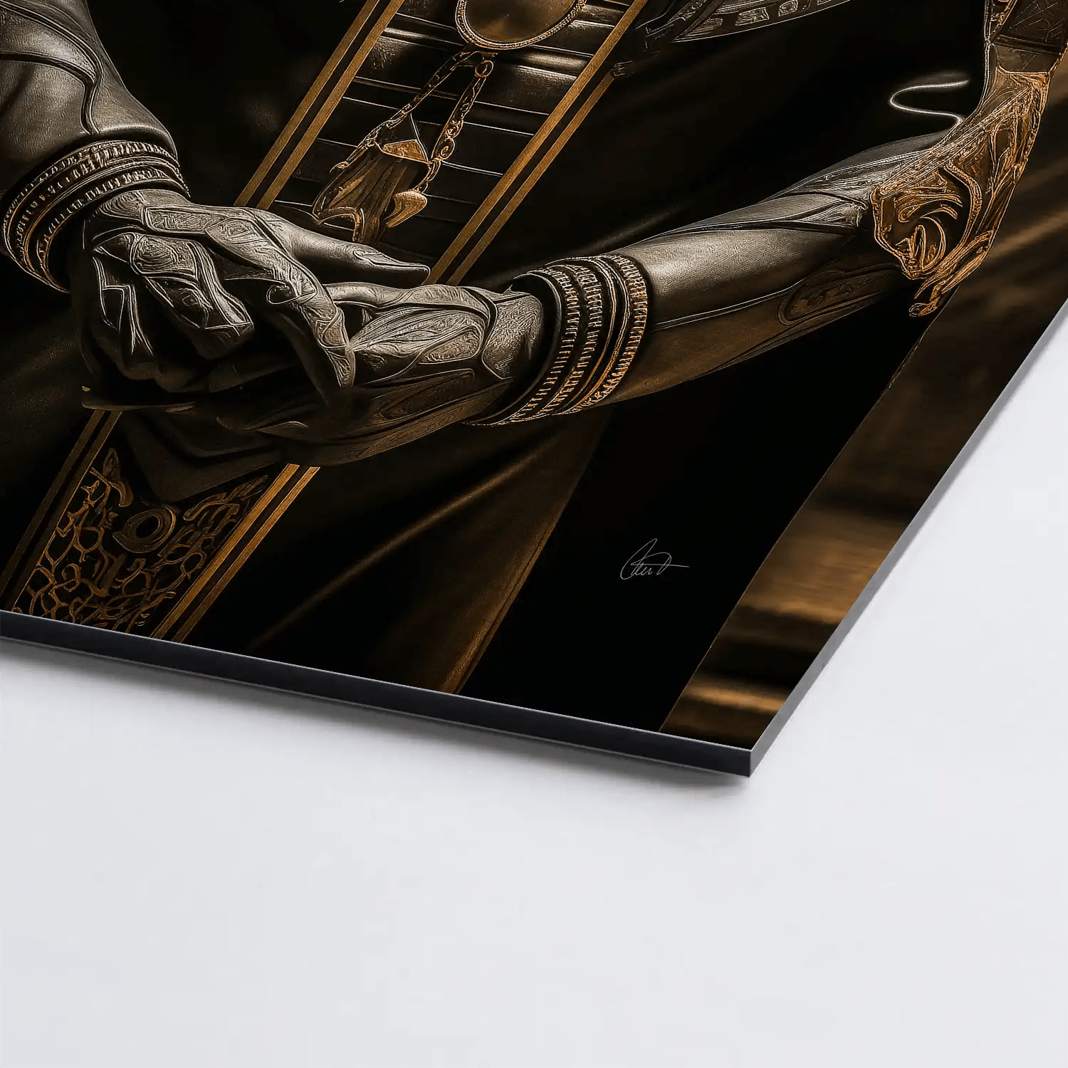 Anubis Mystik AluDibond Gebürstet - AluDibond Bild Gebürstet