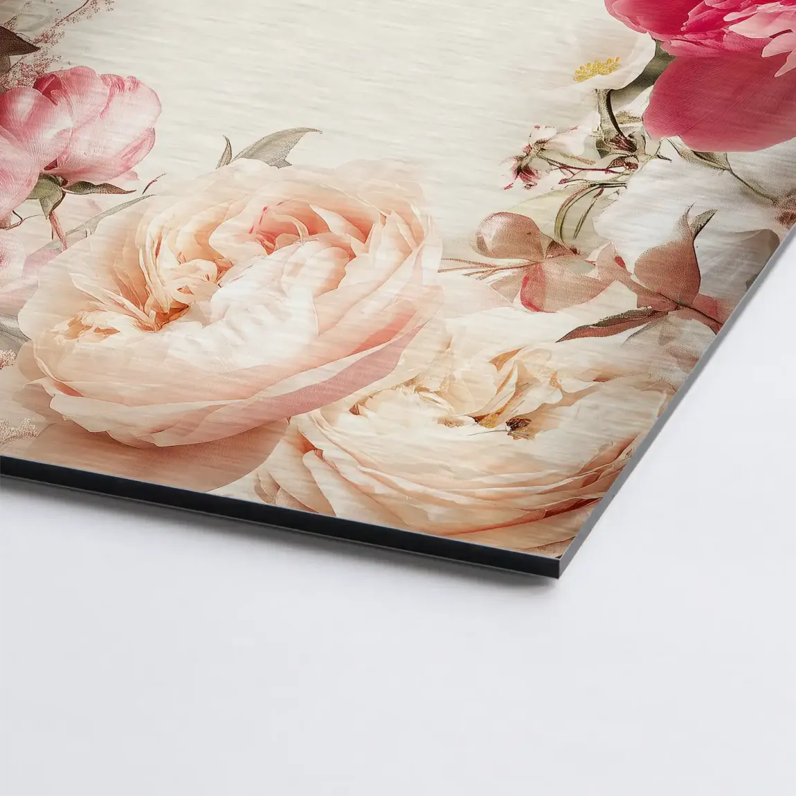 Floral Couture Alu Dibond Bild gebürstet
