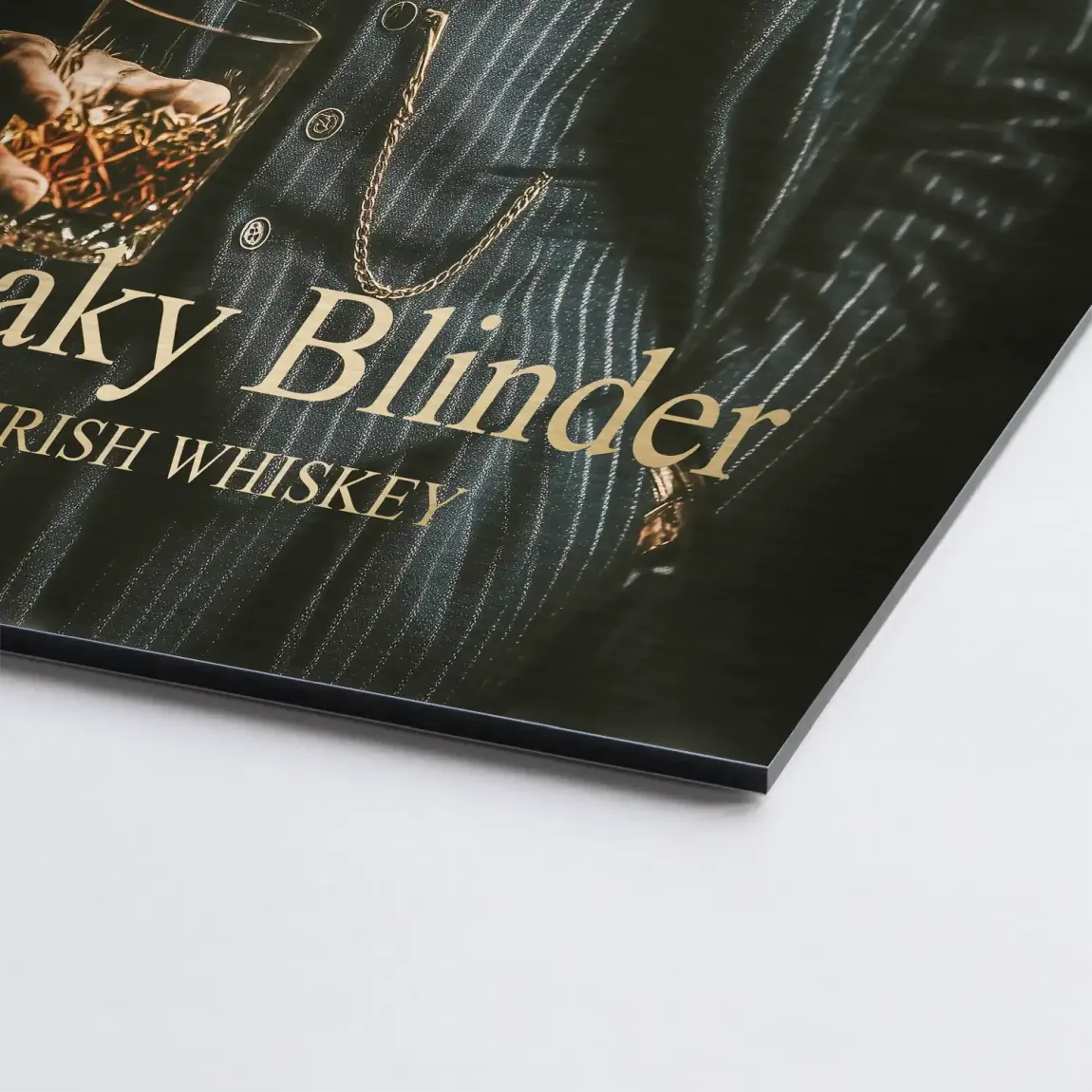 Thomas Shelby Peaky Blinder Alu Dibond Bild gebürstet