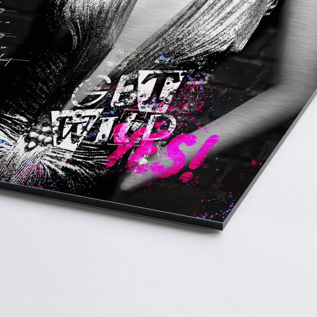 Marilyn Get Wild AluDibond Gebürstet - INGALERIE