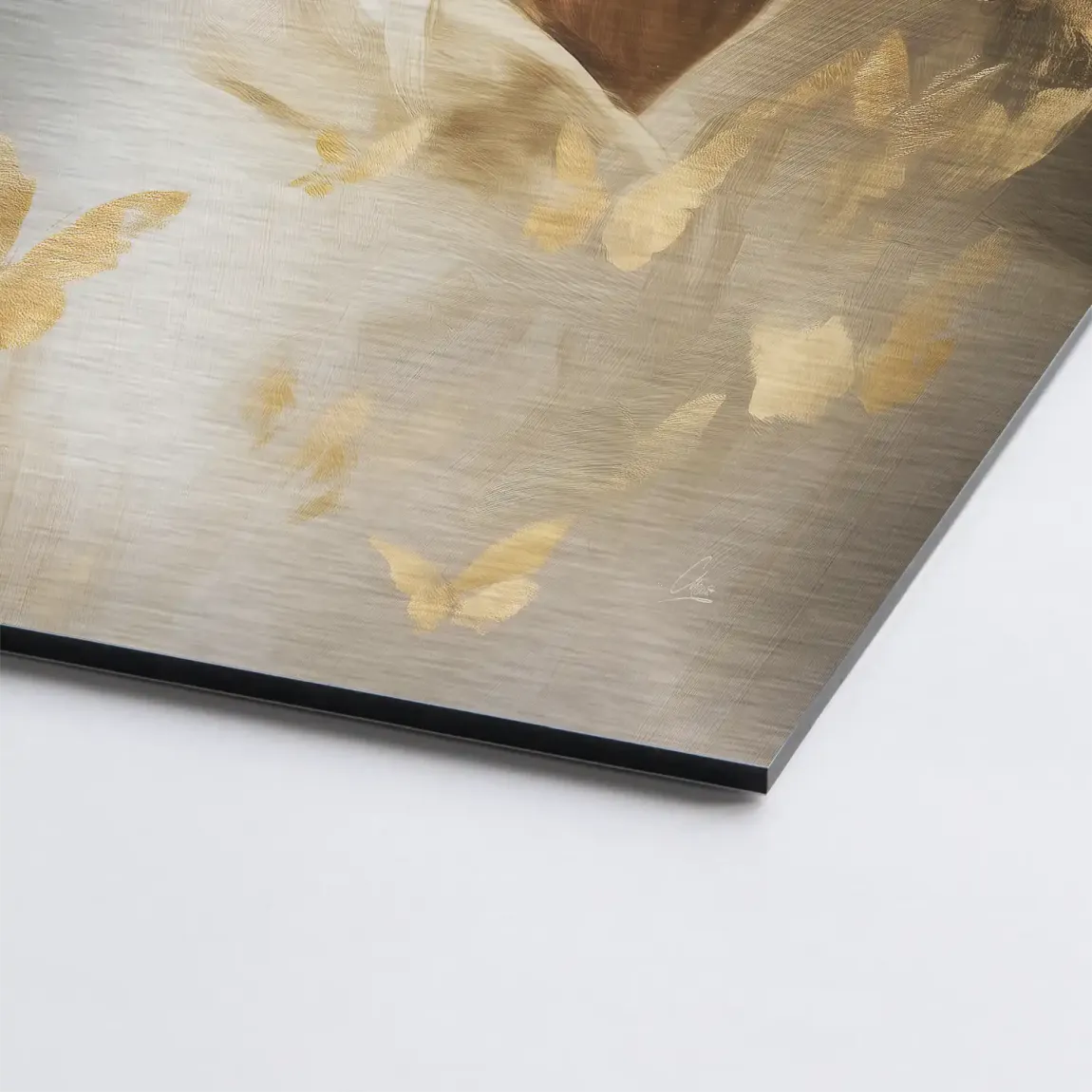 Whisper of Butterflies Alu Dibond Bild gebürstet - INGALERIE | Dein Onlineshop für moderne Wandbilder