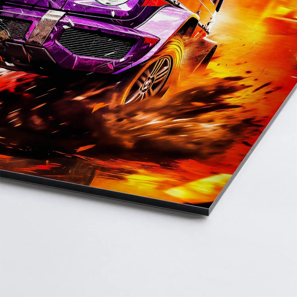 Mercedes G63 Abstrakt Offroad AluDibond Gebürstet - INGALERIE