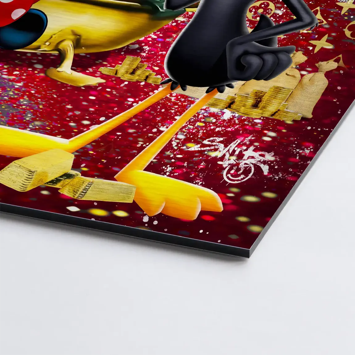 Luxury Duck Party AluDibond Gebürstet