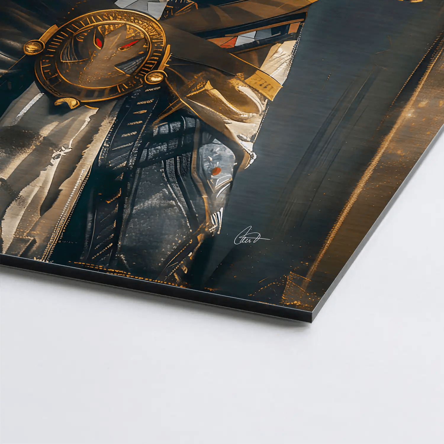 Anubis Nr.2 Alu Gebürstet - Alu Dibond Bild Gebürstet