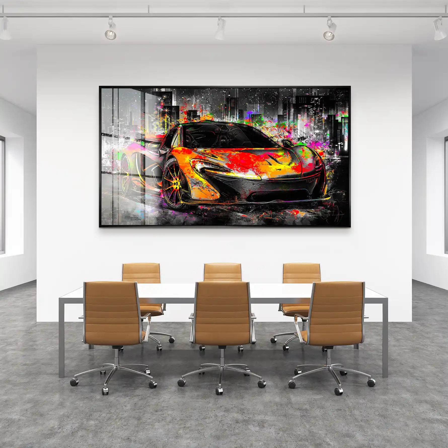 McLaren Pop Art Style Acrylglas Bild INGALERIE