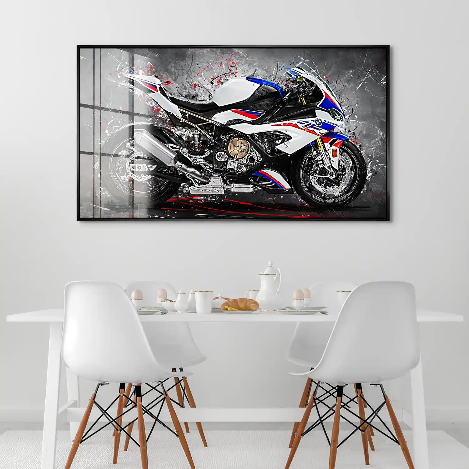 BMW S1000RR Abstrakt Acrylglas Bild INGALERIE