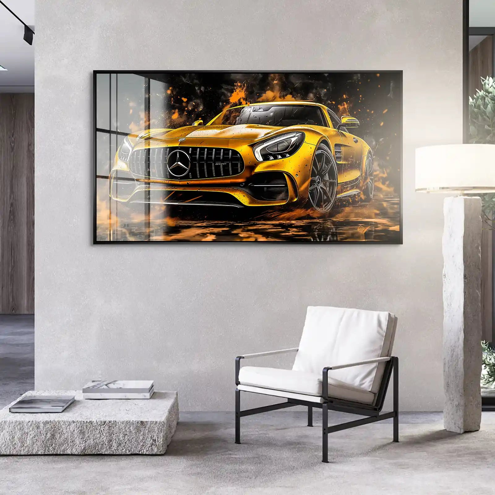 Mercedes AMG GT Modern Style Acrylglas Bild INGALERIE