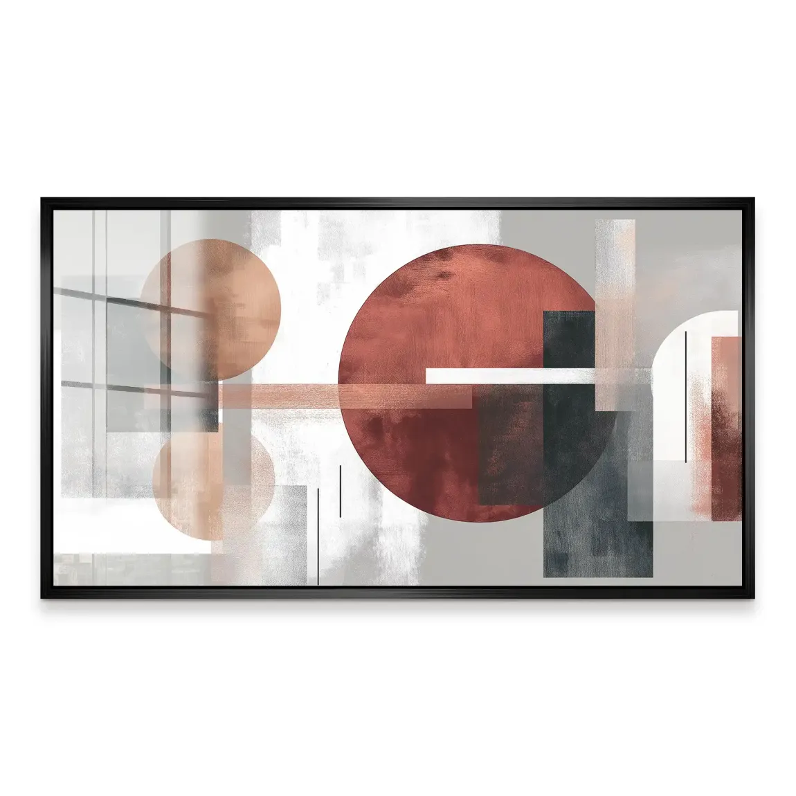 Abstrakte Geometrie Acrylglas Bild