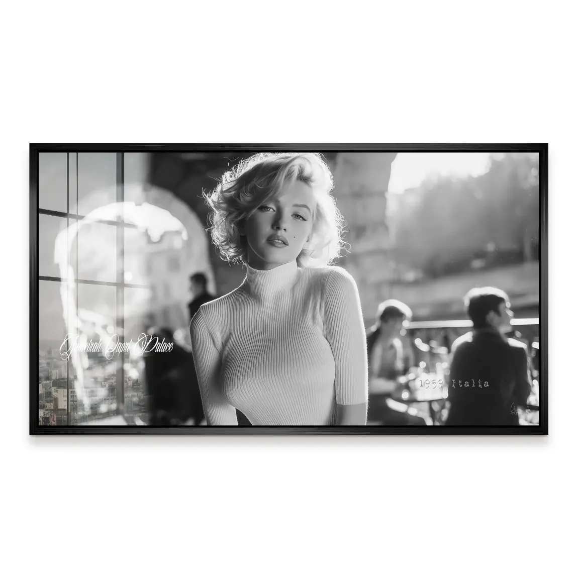 Marilyn Monroe Italia Acrylglasbild