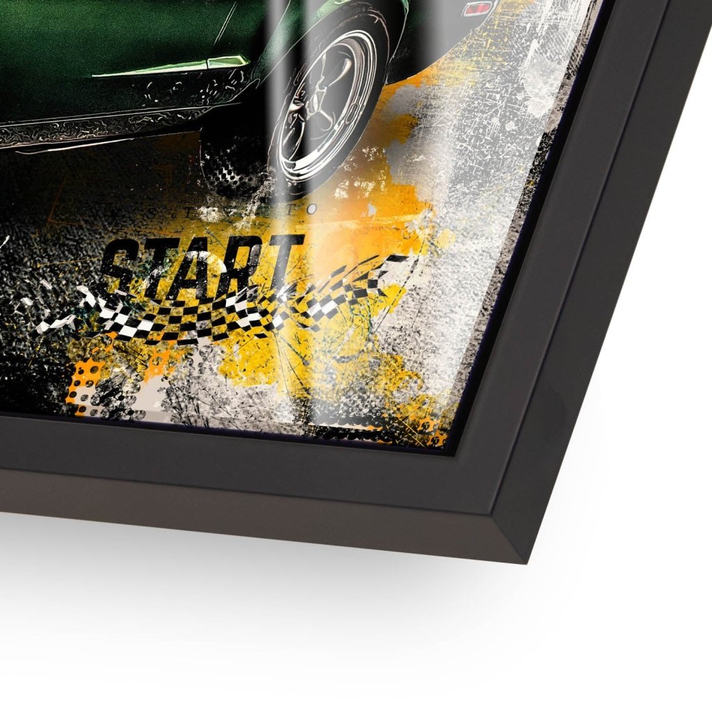 Ford Mustang Bullitt Pop Art Acrylglas Bild INGALERIE
