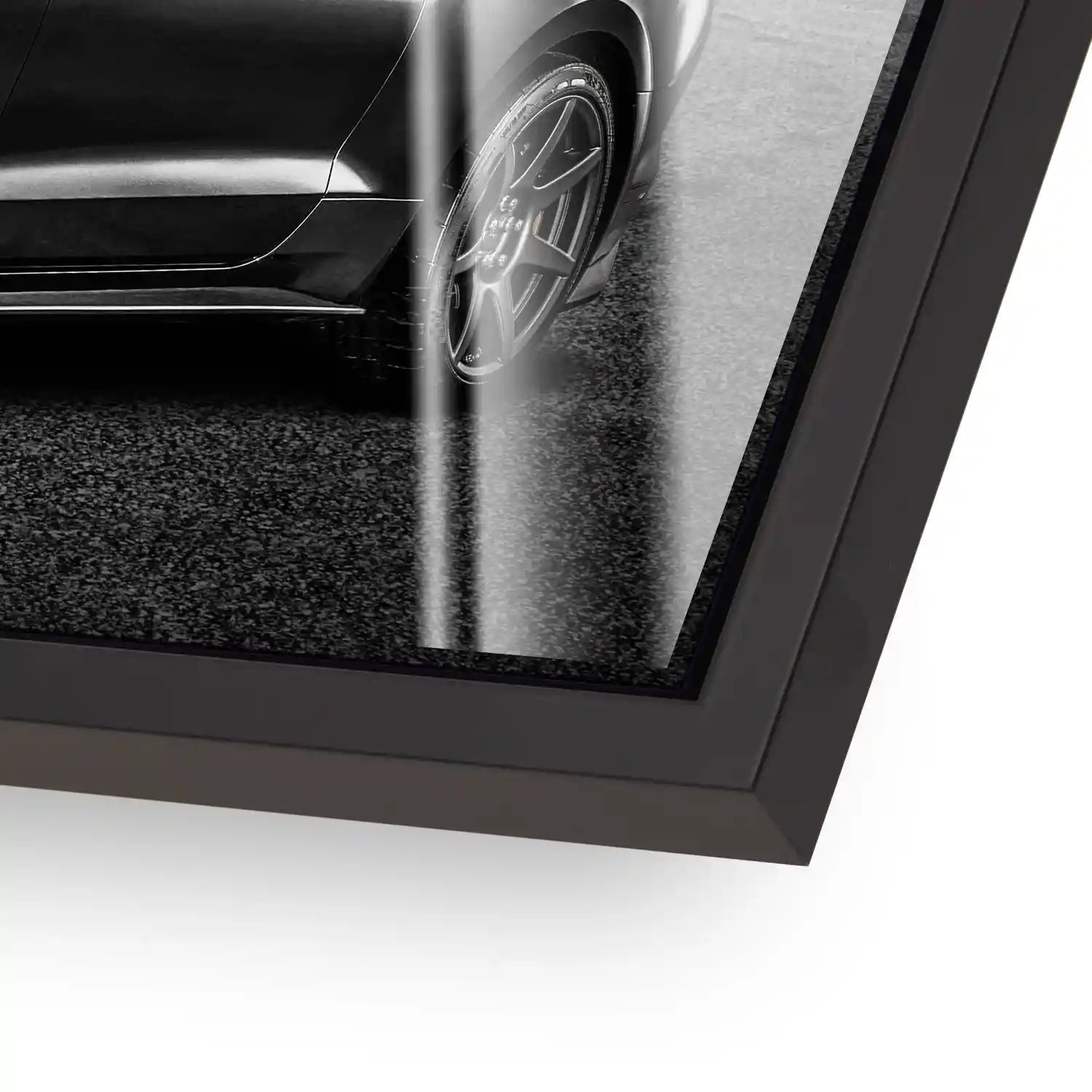 Ford Mustang Black City Acrylglas Bild INGALERIE