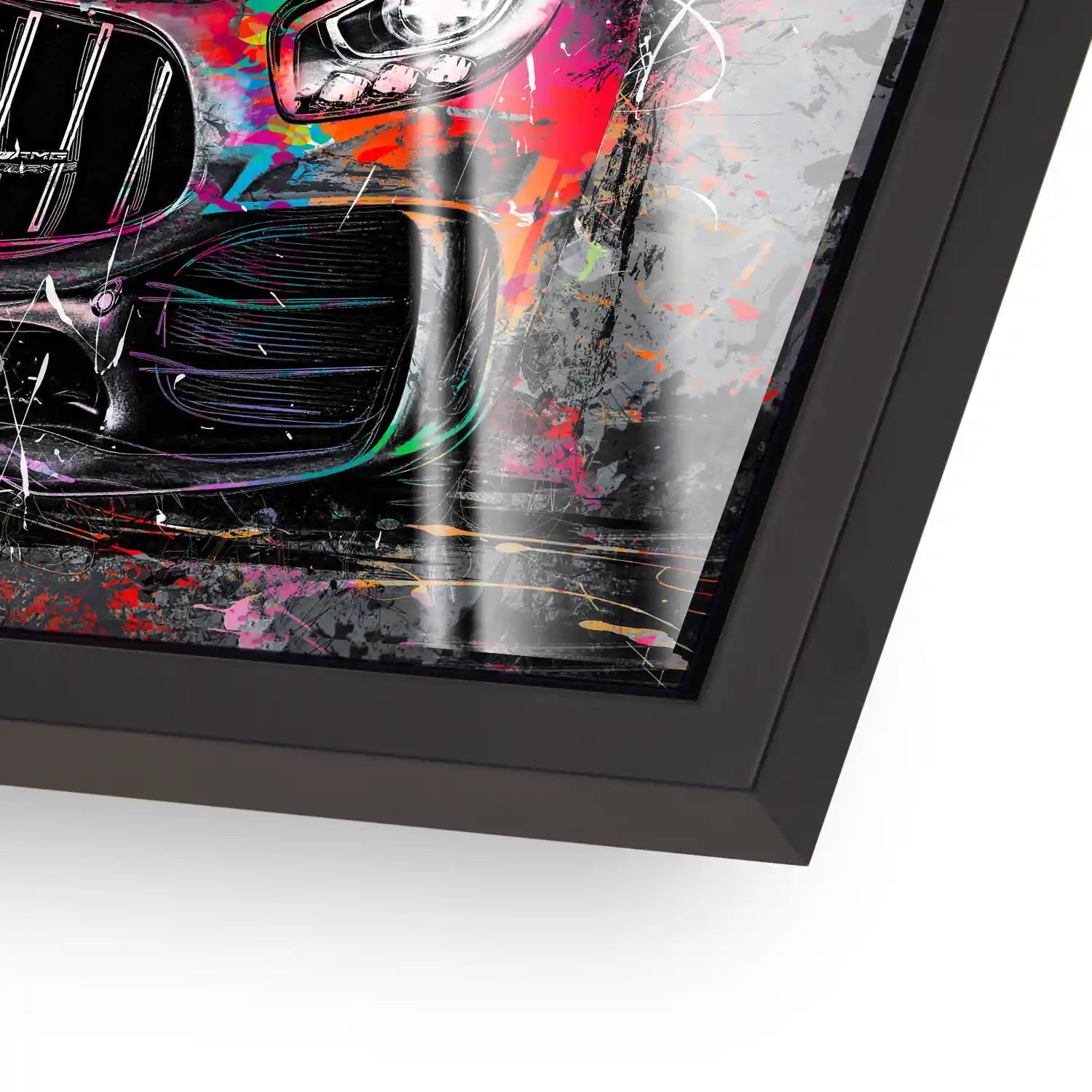 Mercedes AMG GT Pop Art Style Acrylglas Bild INGALERIE